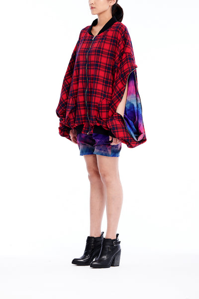 Sean Collection- BPM Inspired Over-sized Tartan Jacket