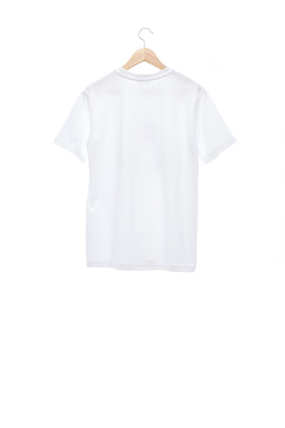 Sean Collection- BPM Inspired Triangle Graphic T-Shirt -White