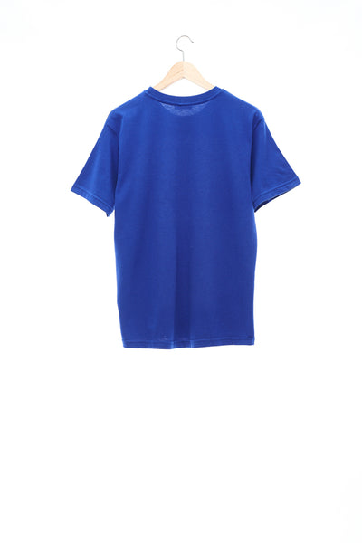 Sean Collection- BPM Inspired Slogan Graphic T-Shirt -Blue