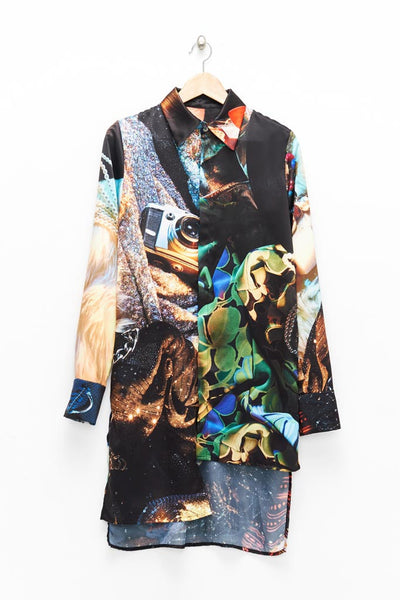 Slade Collection- Velvet Goldmine Inspired Short Dress - Johan Ku Shop